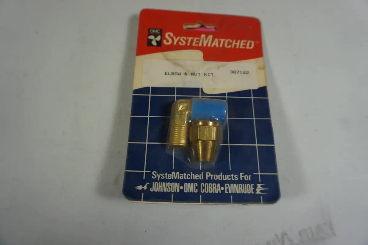 Omc 387122 Elbow & Nut 1