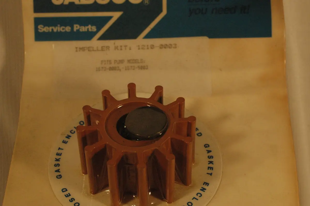 Jabsco 1210-0003 Impeller Kit For 1673-0003, 1673-9003, 1673-1003 Pumps 1