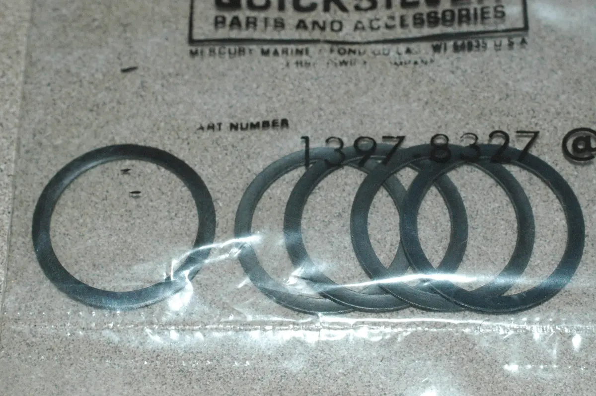 Mercury Marine Quicksilver 1397-8327 Bag Of 5 1