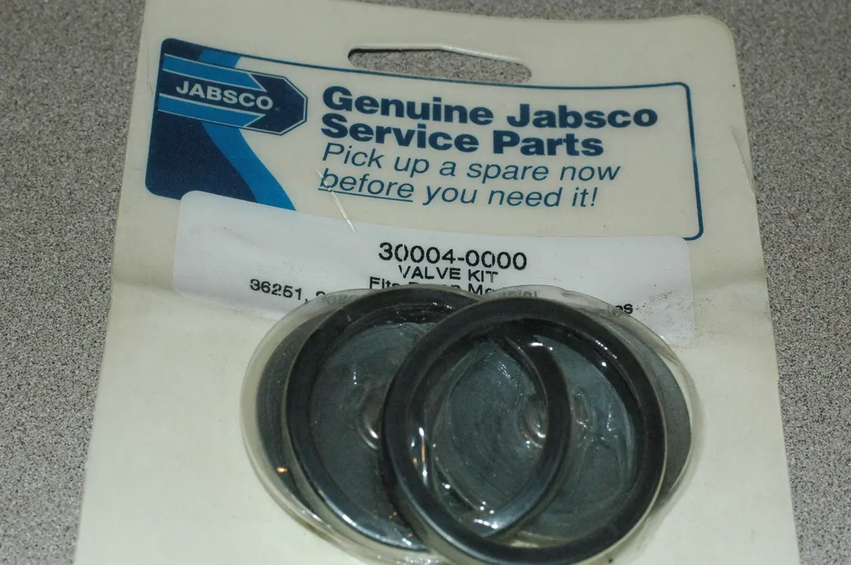 Jabsco Par 30004-0000 Valve Repair Kit For Model 36251, 36800, 36900, 36950, 36970 Series Pump 1