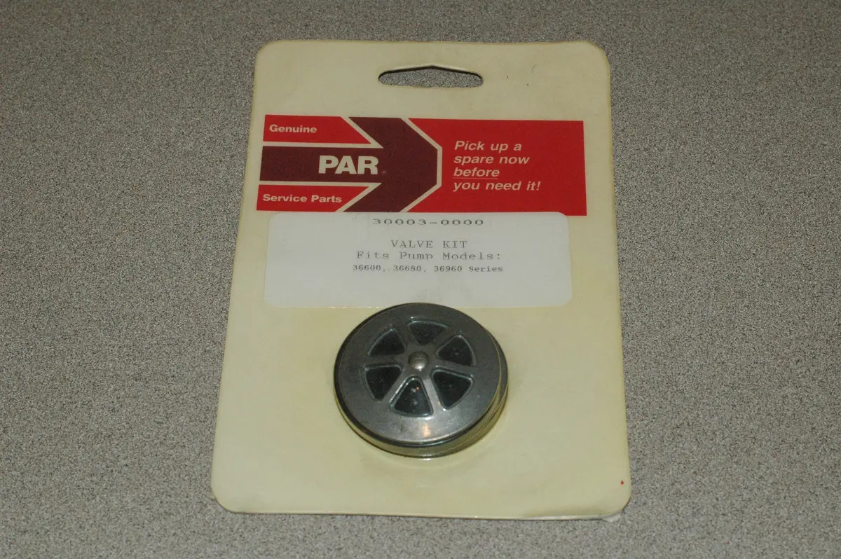 Jabsco Par 30003-0000 Valve Repair Kit For 36600 36680 36960 Series Pump 1
