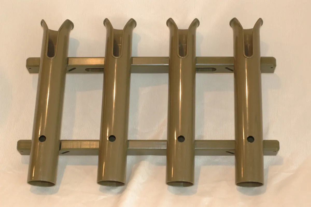 Rod Rack With Tool And Knife Slots Four Pole Rod Holder 1