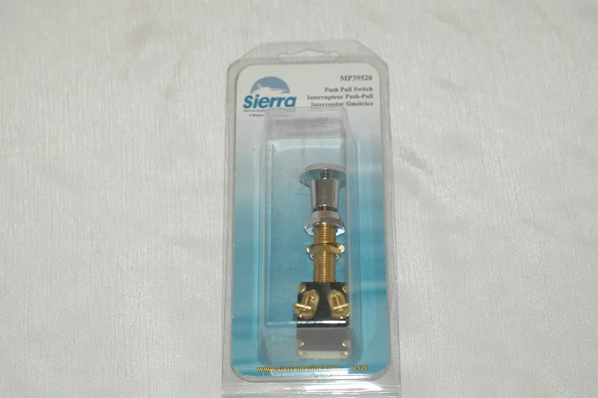 Sierra Mp 39520 Off-On Spst Push Pull Switch 1