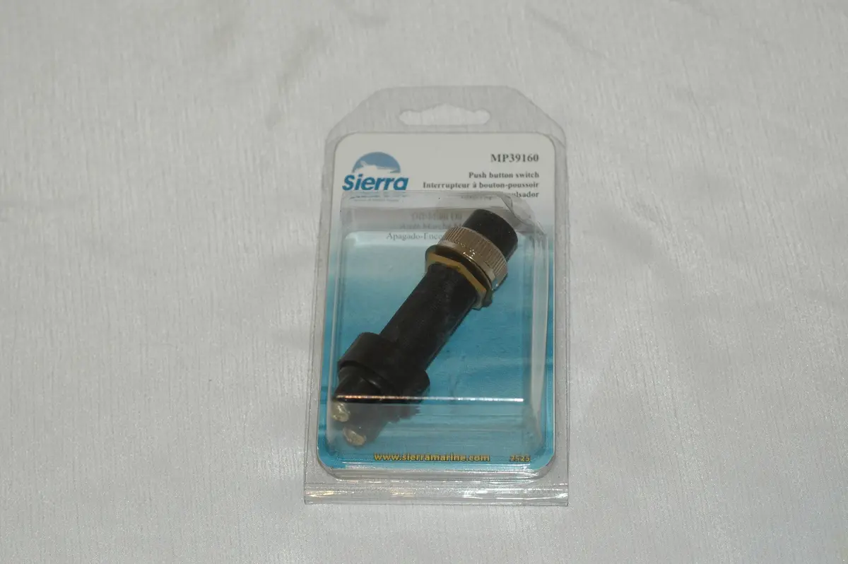 Sierra Mp 39160 Off-Momentary On Push Button Horn Switch 1