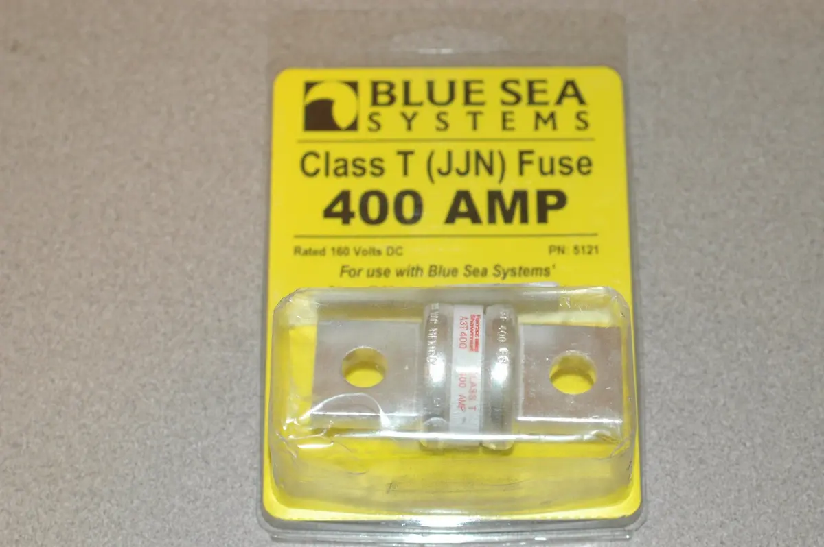Blue Sea Systems 5121 Class T Jjn 400 Amp Fuse Ferraz Shawmut A3t-400 1