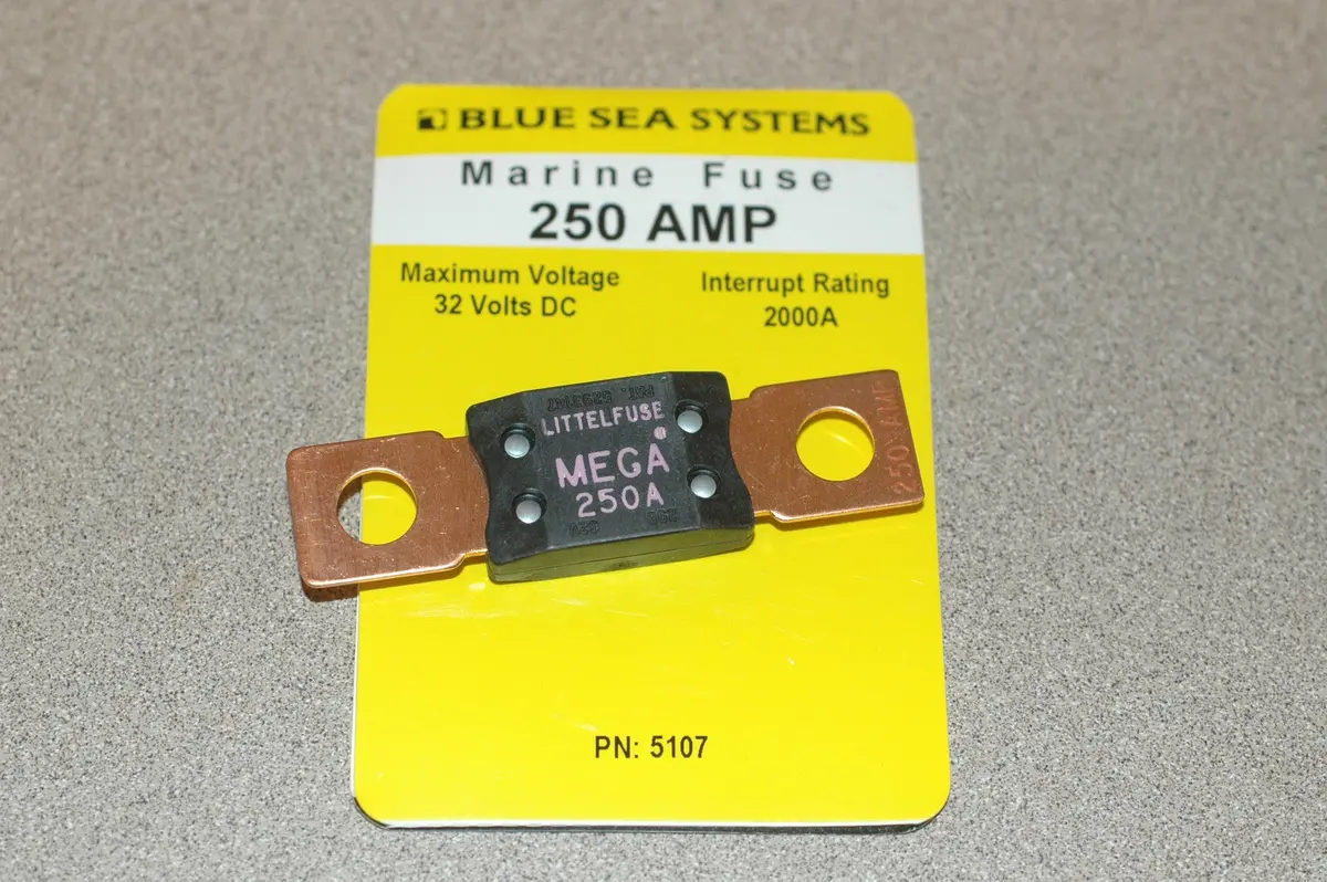 Blue Sea Systems #5107 Marine Mega 250 Amp Fuse 1