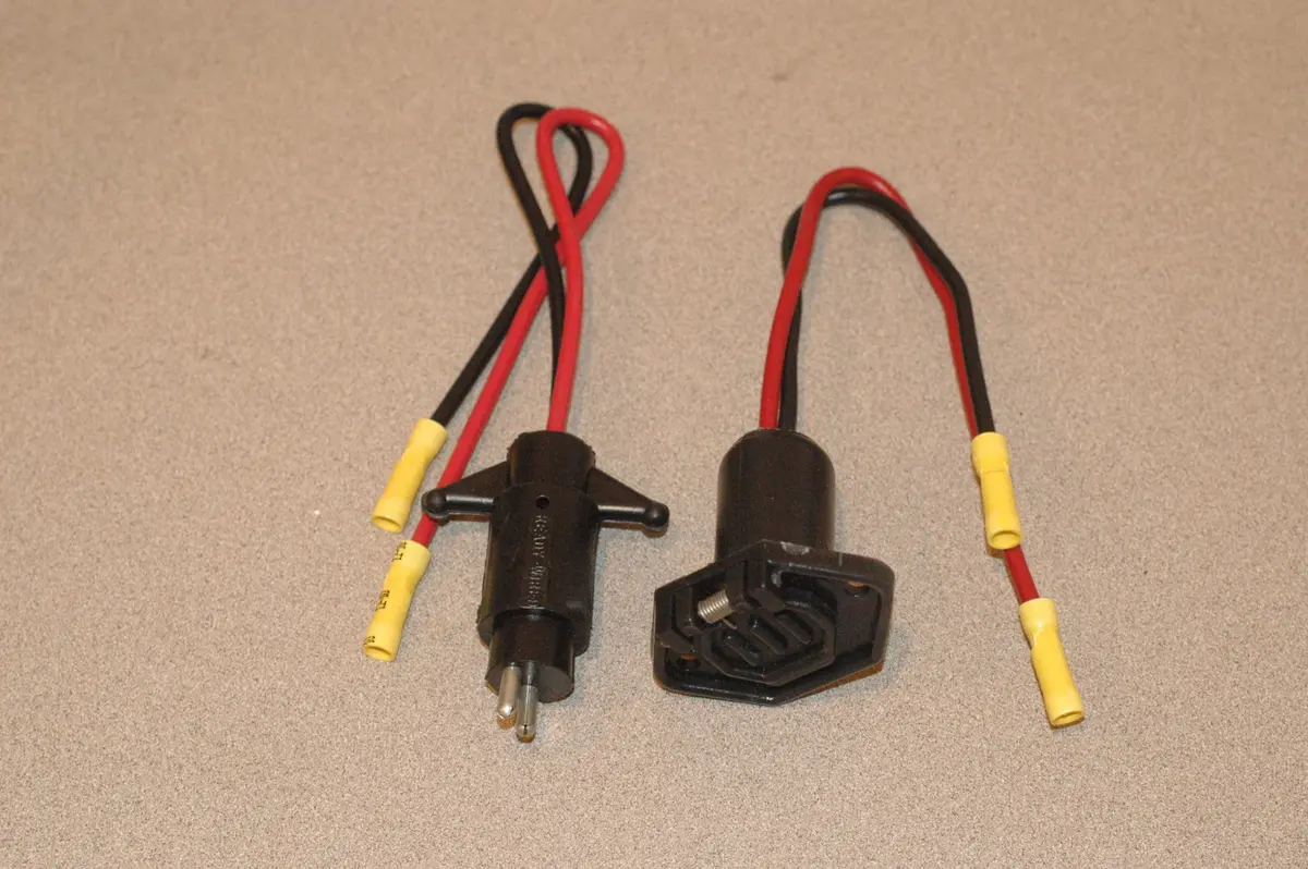 Trolling Motor Power Plug Pair Male And Female Socket Combo 1