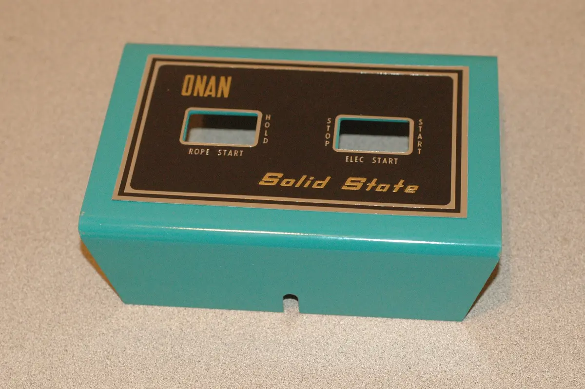 Onan 300-1232 Start Stop Higher Cover For 300-0859 Circuit Board Includes Switch And Spring 1