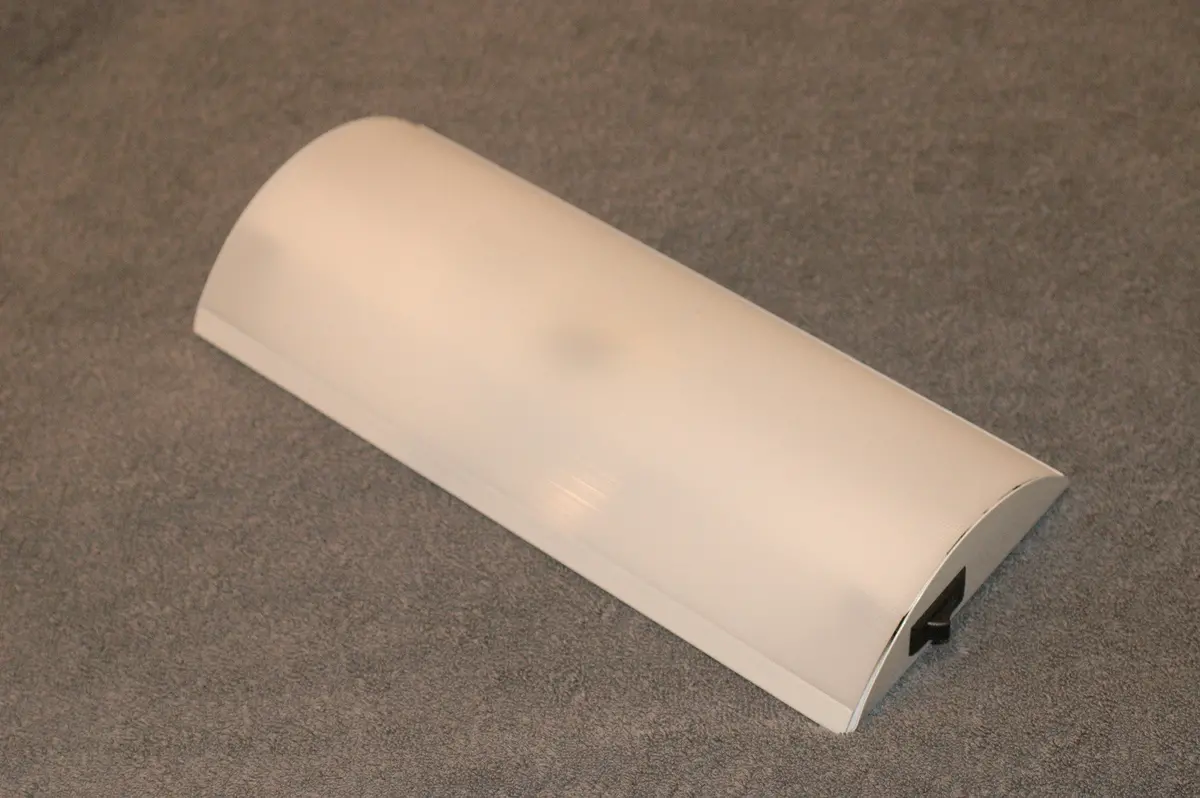 Guest 80400 Single Fluorescent Interior Cabin Light Built-In On/Off Switch 12V 8 Watt 1