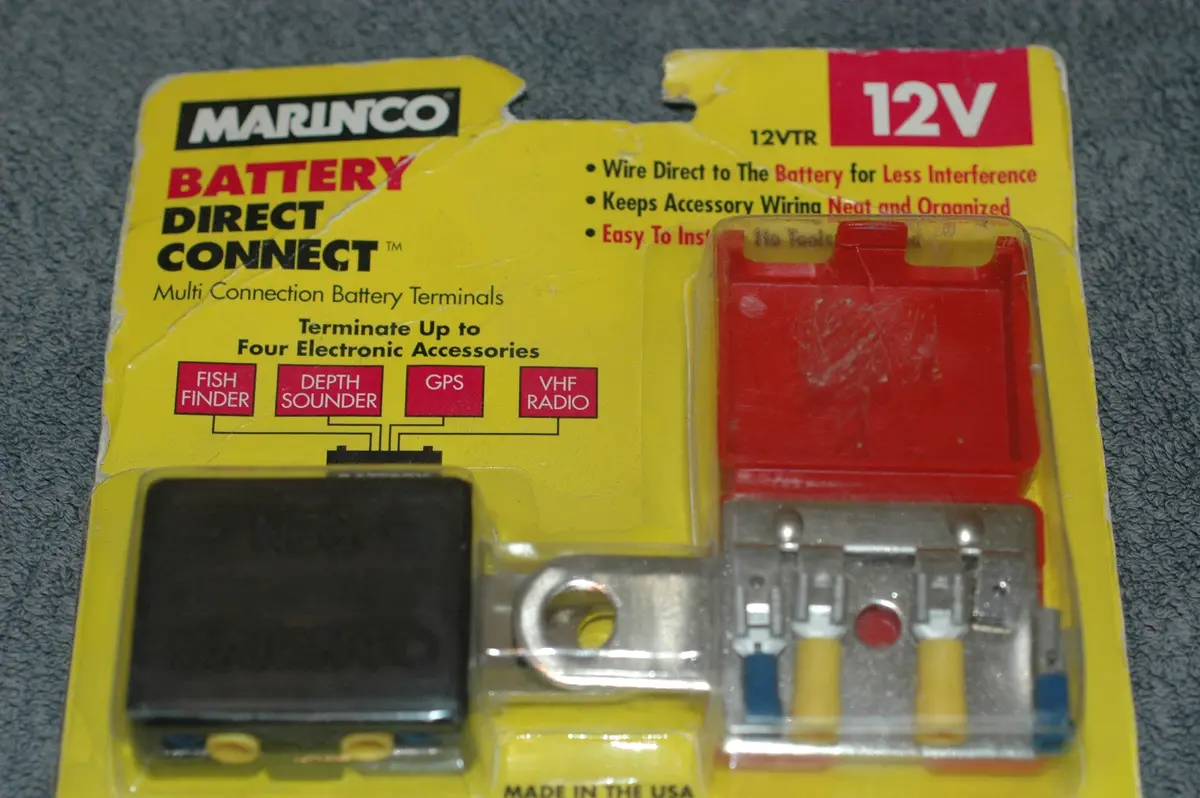Marinco 12Vtr Battery Direct Connect Multiple Accessories 1