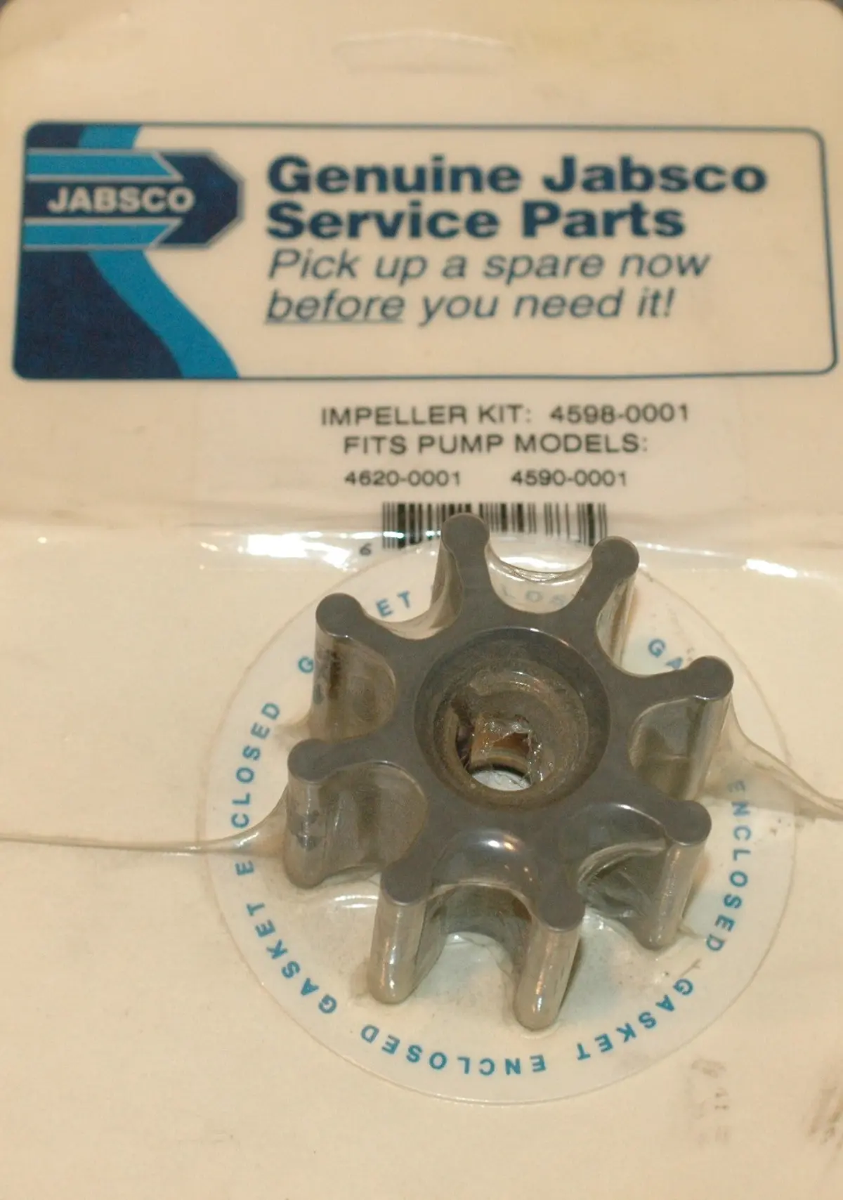 Jabsco 4598-0001 Impeller Kit For 4620-0001 And 4590-0001 Model Pumps 1