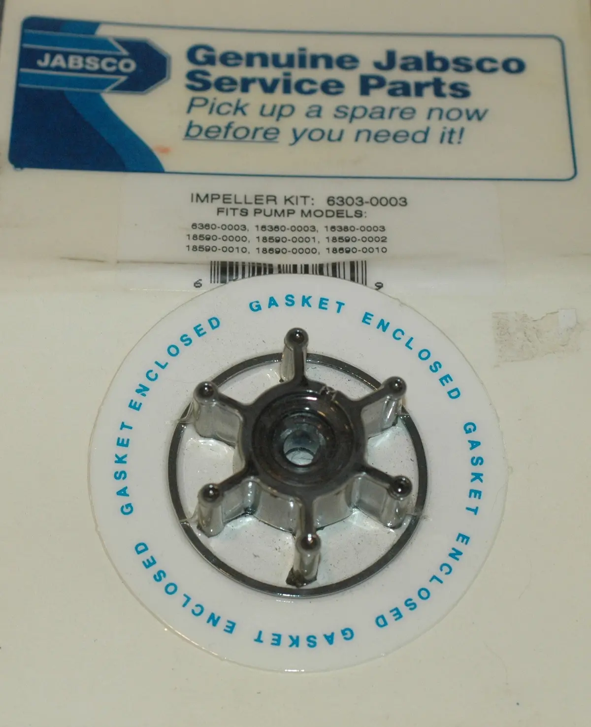Jabsco 6303-0003 Impeller Kit See Description For Application Details 1
