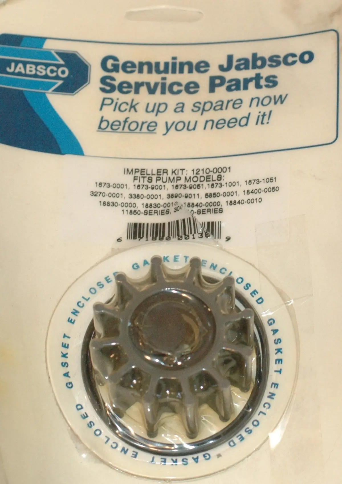 Jabsco 1210-0001 Impeller Kit Fits Many Pumps See Description 1