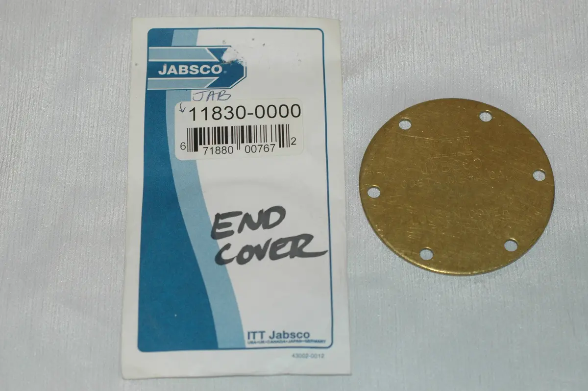 Jabsco 11830-0000 End Cap Cover 1