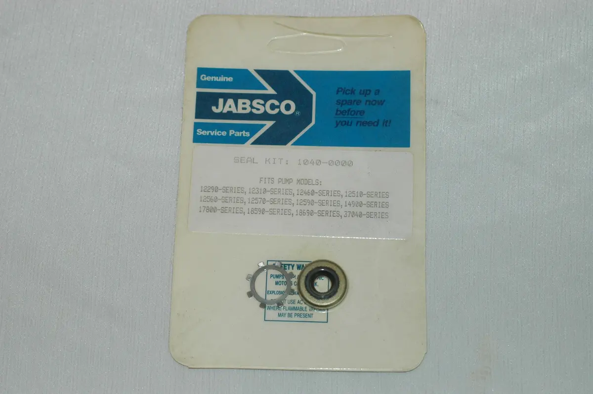 Jabsco 1040-0000 Seal And Washer Kit 1
