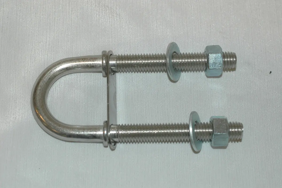 Stainless Steel Bow Stern Lift Eye, 3-1/2" Legs Ski Tow 1