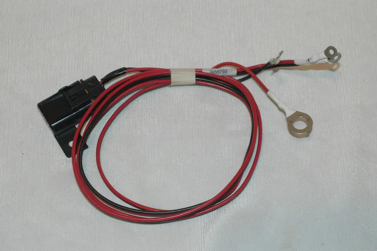 Volvo Penta 3855793 Wire Cable Ground With Fuse 1