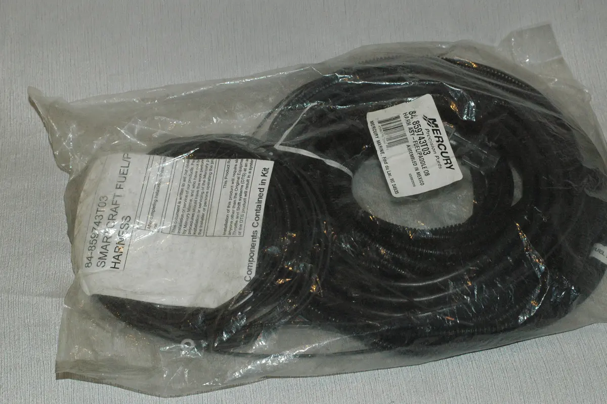 Mercury 84-859743T03 Smartcraft Fuel Paddle Oil Boat Wire Harness 1