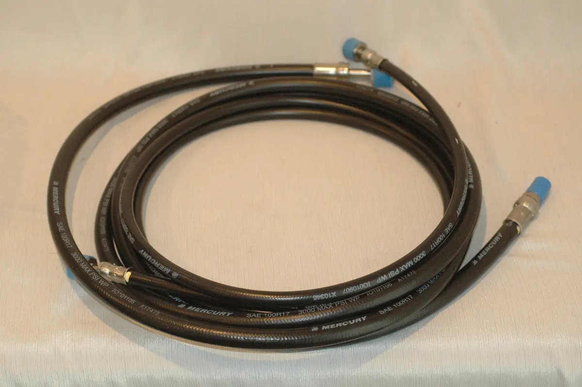Mercury Marine Quicksilver 32-897982K08 32-8M0046920 Power Steering Hydraulic Hose Kit 1