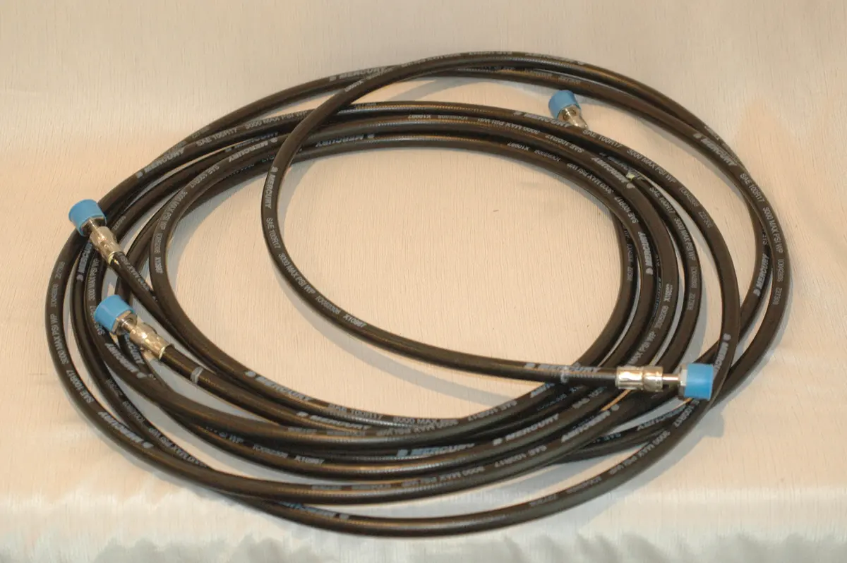 Mercury Marine Quicksilver 32-897982K26 32-8M0046928 Power Steering Hydraulic Hose Kit 1