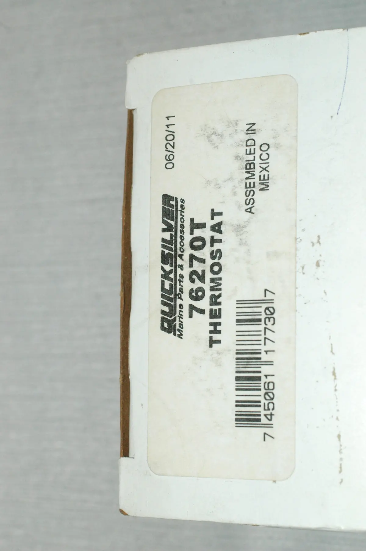 Mercury Marine Quicksilver 76270T Thermostat 1