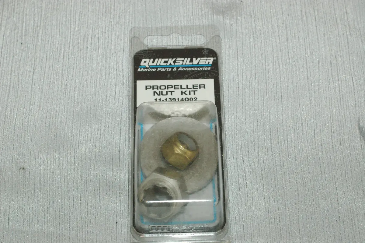 Mercury Quicksilver 11-13914Q02 Propeller Nut Kit And Thrust Washer 1