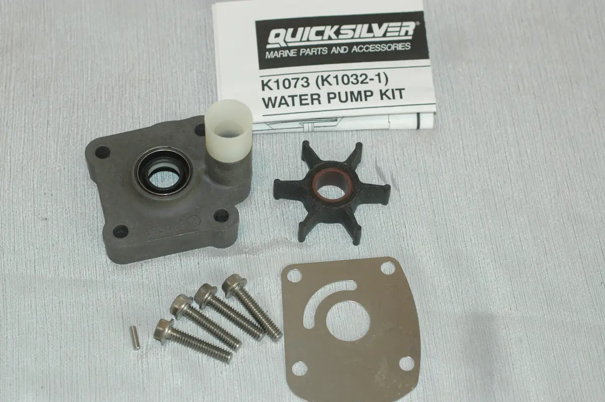 Mercury Quicksilver Force Fk1073 Water Pump Housing Impeller Kit 1