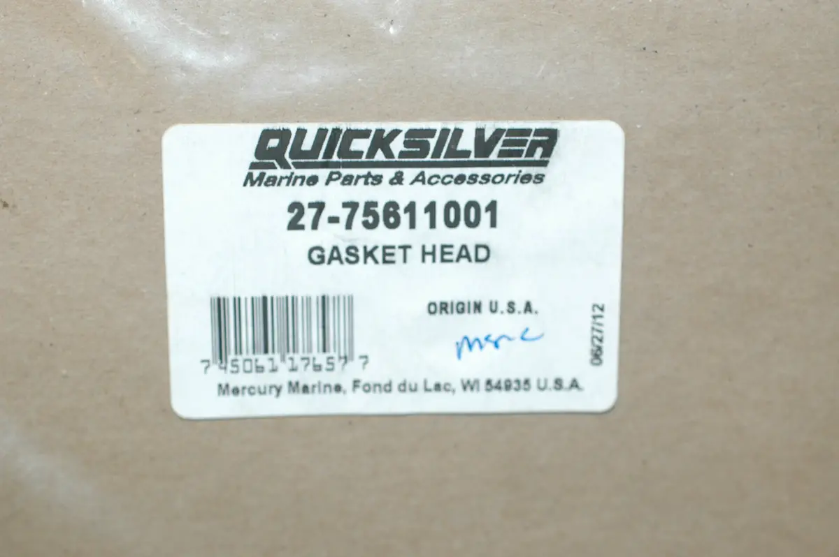 Mercury Quicksilver 27-75611001 Head Gasket 1