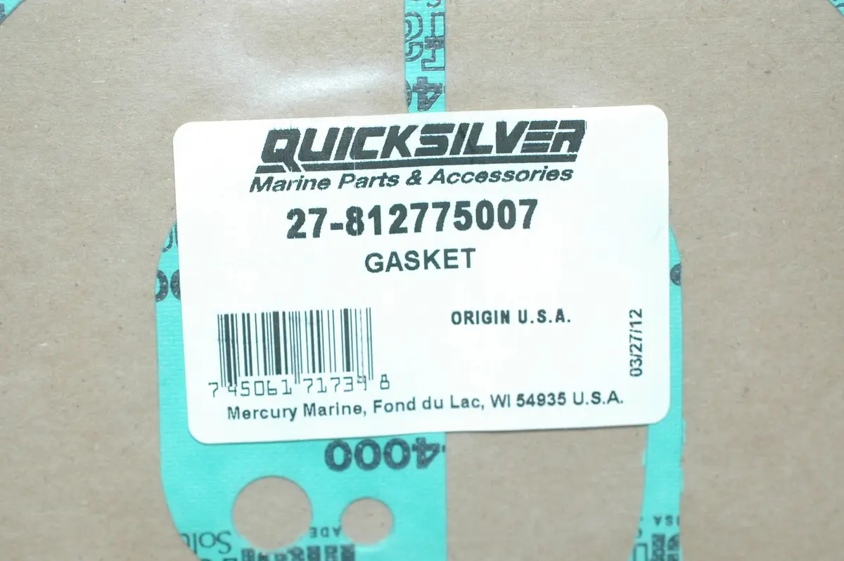 Mercury Quicksilver 27-812775007 Gasket 1