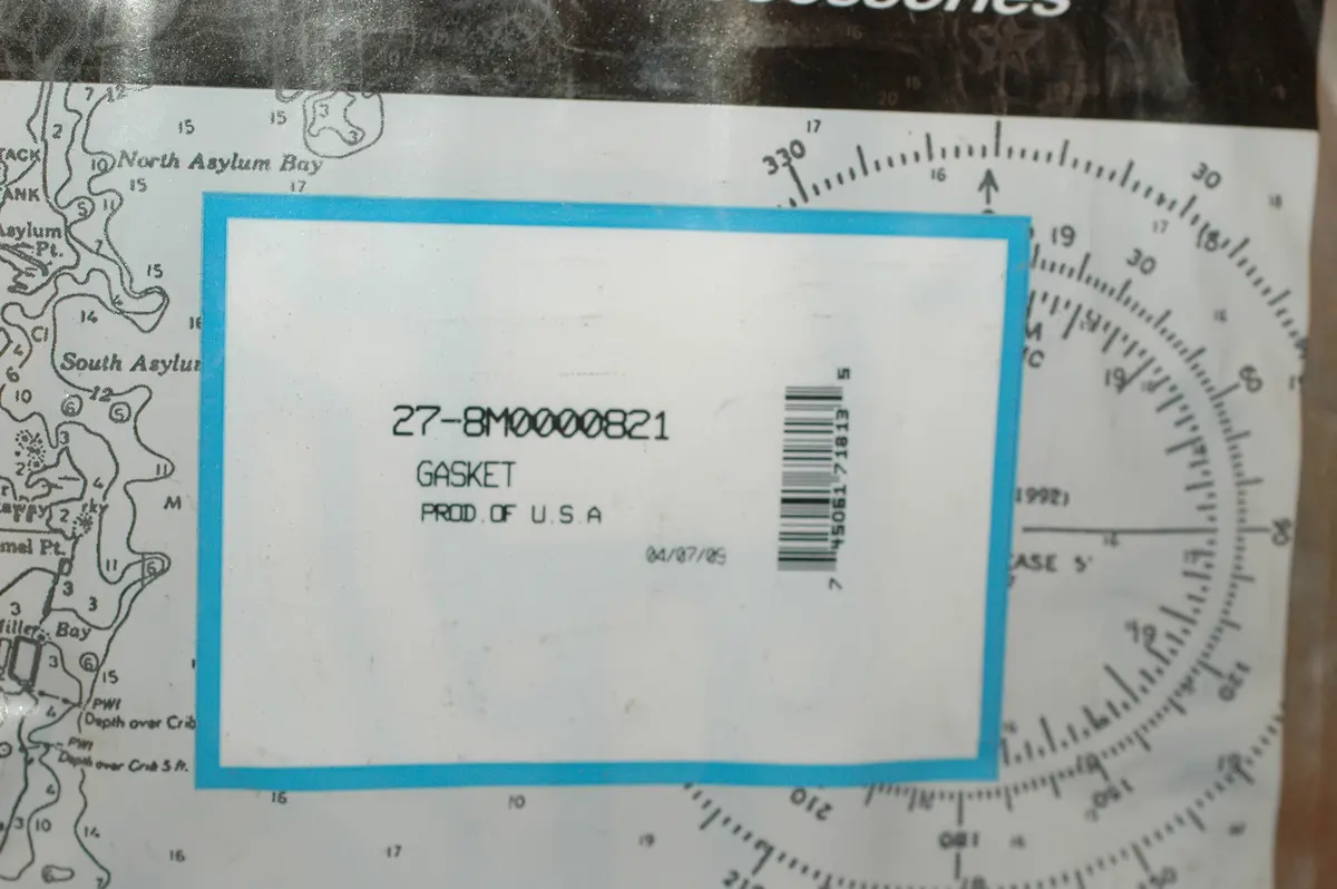 Mercury Quicksilver 27-8M0000821 Gasket 1