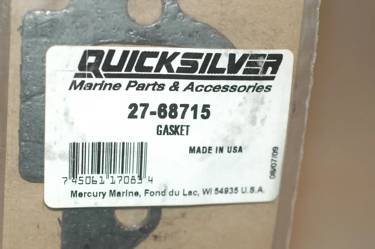 Mercury Quicksilver 27-68715 Gasket 1