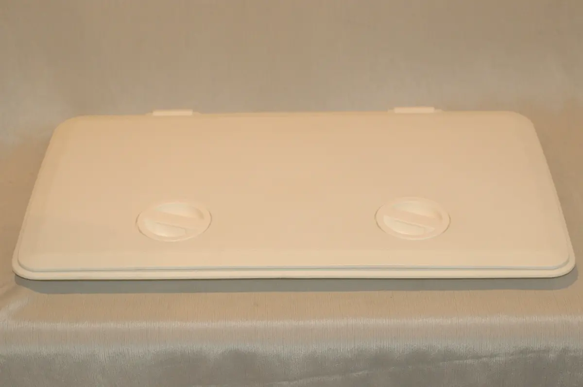 Tempress Fish-On 44900 Deck Access Hatch White 20.75"X10.75" Cutout (23"X13" Overall) 1