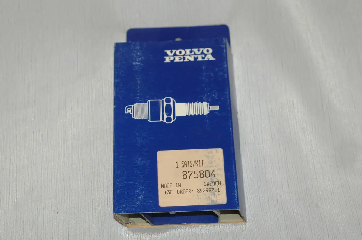 Volvo Penta 875804 Box Of 6 Spark Plugs 1