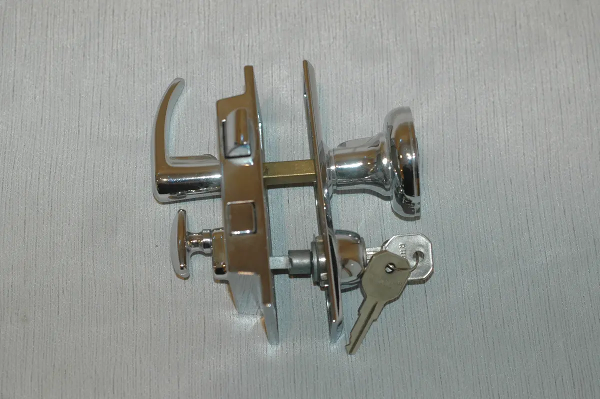 Perko 919Dp0chr Rim Lock Replacement Latch Set (No Strike Plate) Door Knob 1