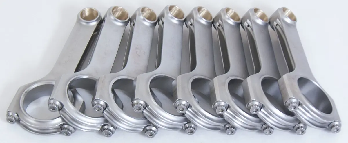 Eagle Crs6125b3d Sbc 4340 Forged 6.125 H-Beam Connecting Rods For Chevy Sbc 1