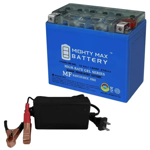 Ytx20l-Bs Gel Replaces Jetski Aqua Sea Doo Wave Runner With 12V 4A Chrgr 1