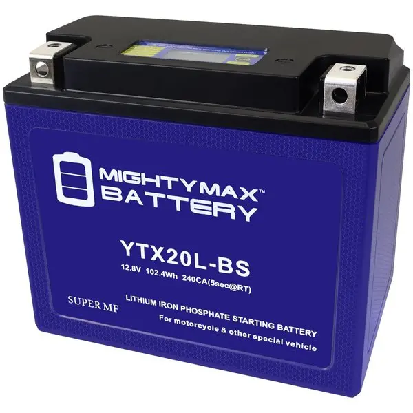 Ytx20l-Bs Lithium Replacement Battery Compatible With Yamaha All Wave Runner Models 238Cca 08 1