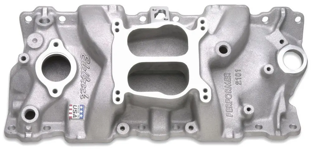 Edelbrock 2101 Performer Intake Manifold For Chevrolet Sbc 262-400 1