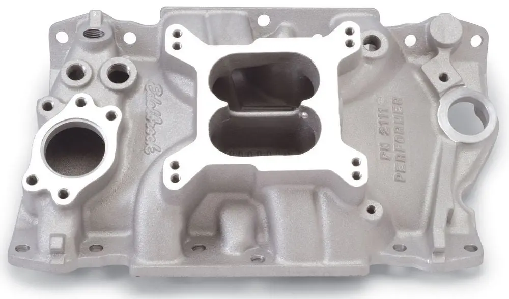 Edelbrock 2111 Performer Intake Manifold For Chevrolet V6 200-262 1