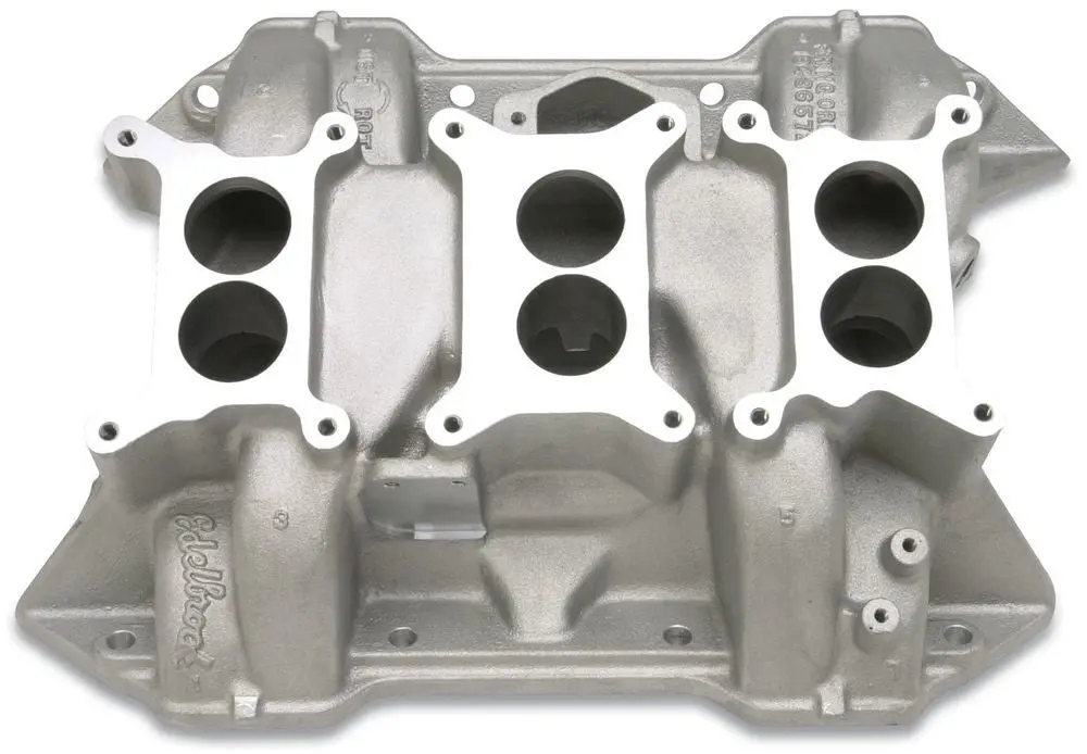 Edelbrock 2475 6-Pack Intake Manifold For Mopar Ch-6B 1