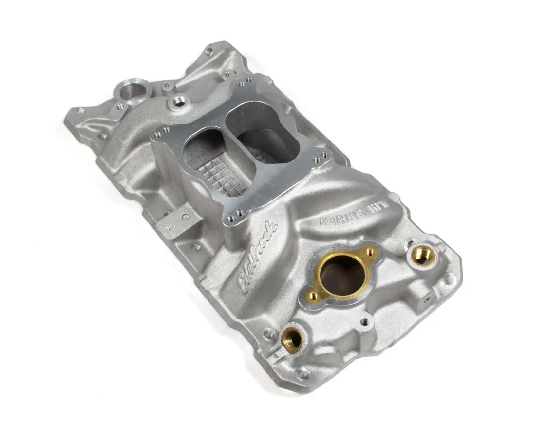 Edelbrock 2504 Rpm Marine Intake Manifold For 1955-1986 Chevrolet Sbc 1