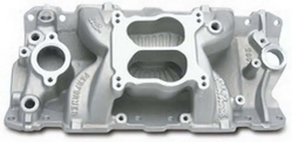 Edelbrock 2601 Performer Air Gap Manifold For Chevrolet Sbc 262-400 1