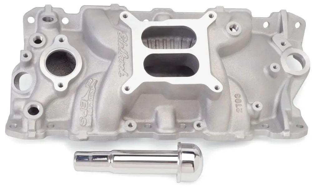 Edelbrock 2703 Performer Eps Intake Manifold For Chevrolet Sbc 262-400 1
