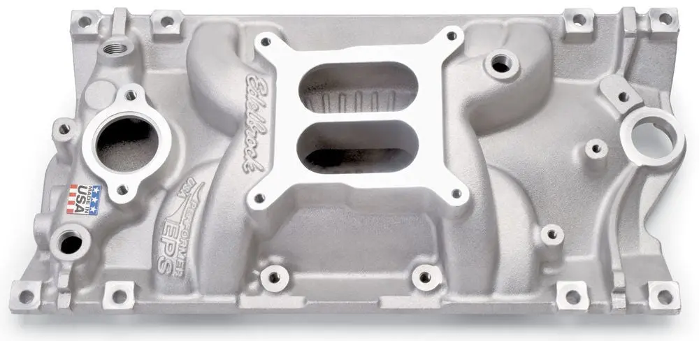 Edelbrock 2716 Performer Eps Intake Manifold For Chevrolet Sbc 262-400 1