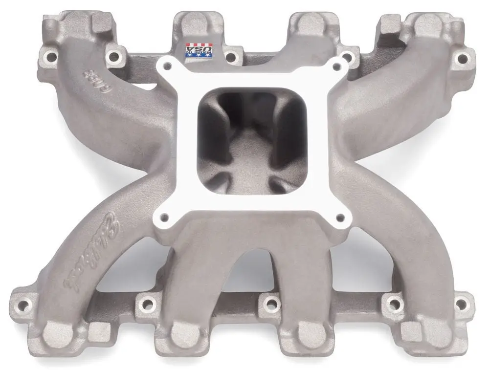 Edelbrock 28097 Super Victor Intake Manifold For Gm Gen Iii Ls1 Ls2 Cathedral Port 1