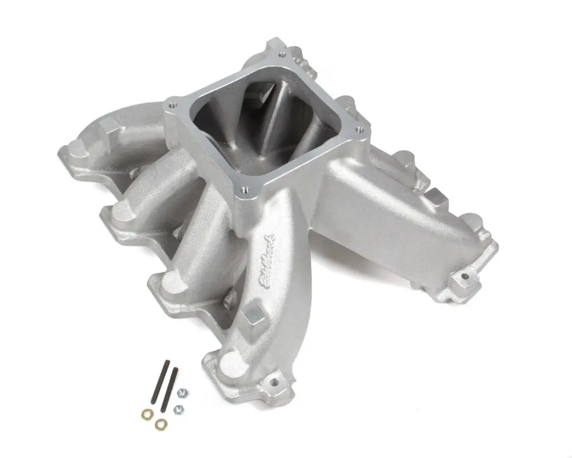 Edelbrock 2821 Super Victor Intake Manifold For Chevy Ls3 Carbureted 4500 1