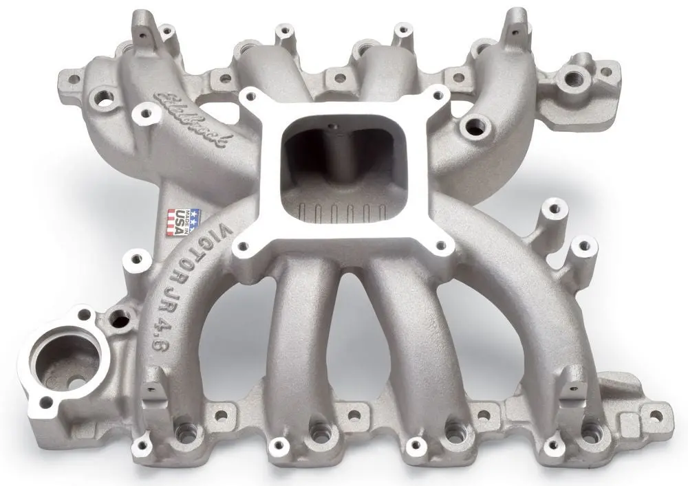 Edelbrock 28385 Victor Jr. Efi Intake Manifold W/ 4150 Flange For Ford 4.6L 1