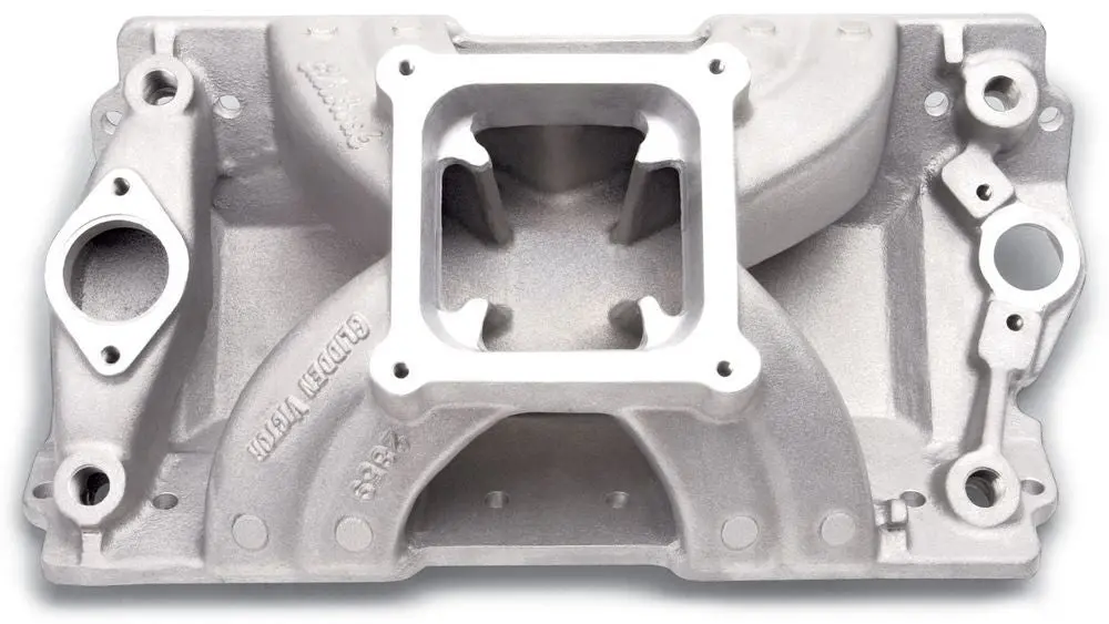 Edelbrock 2859 Victor Intake Manifold - Glidden 18 Degree Chevrolet Sbc 1