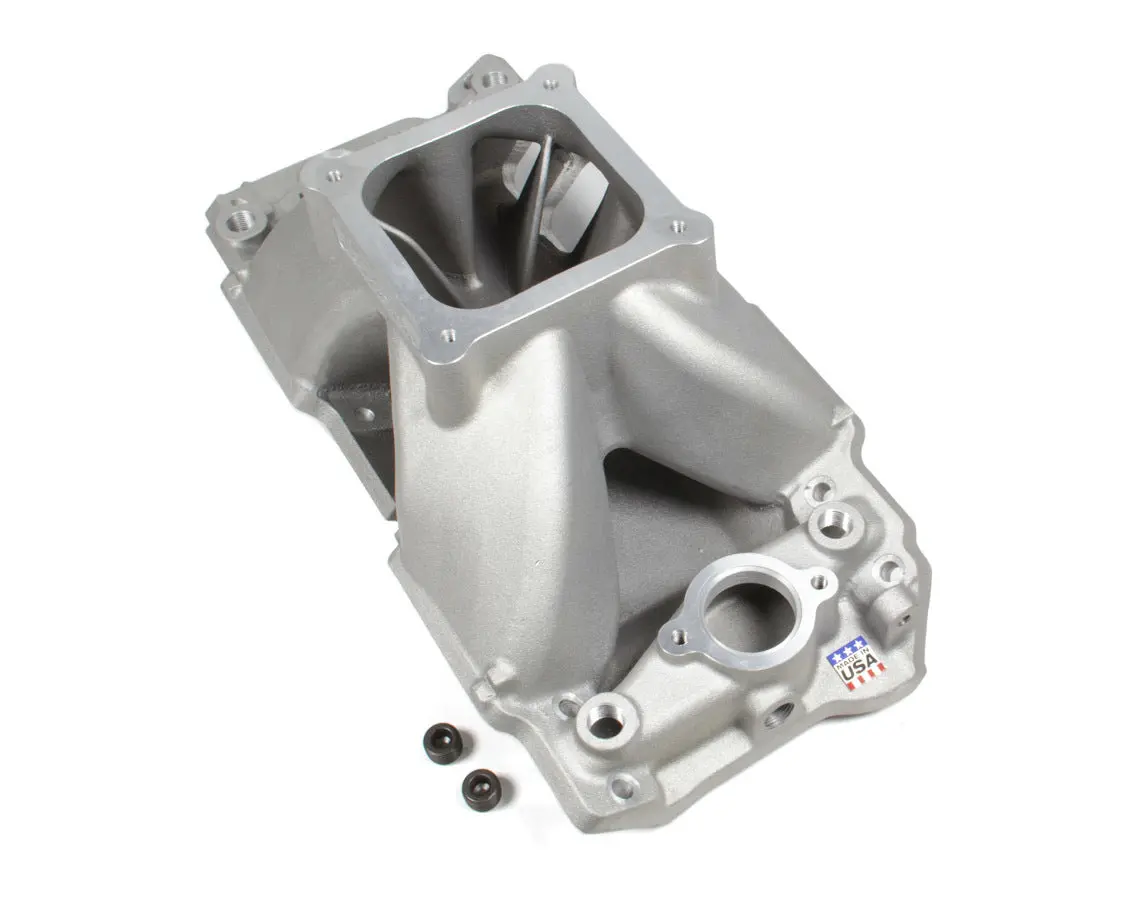Edelbrock 28962 Super Victor Ii Intake Manifold For Bbc 9.8" Deck Cnc Port Matched 1