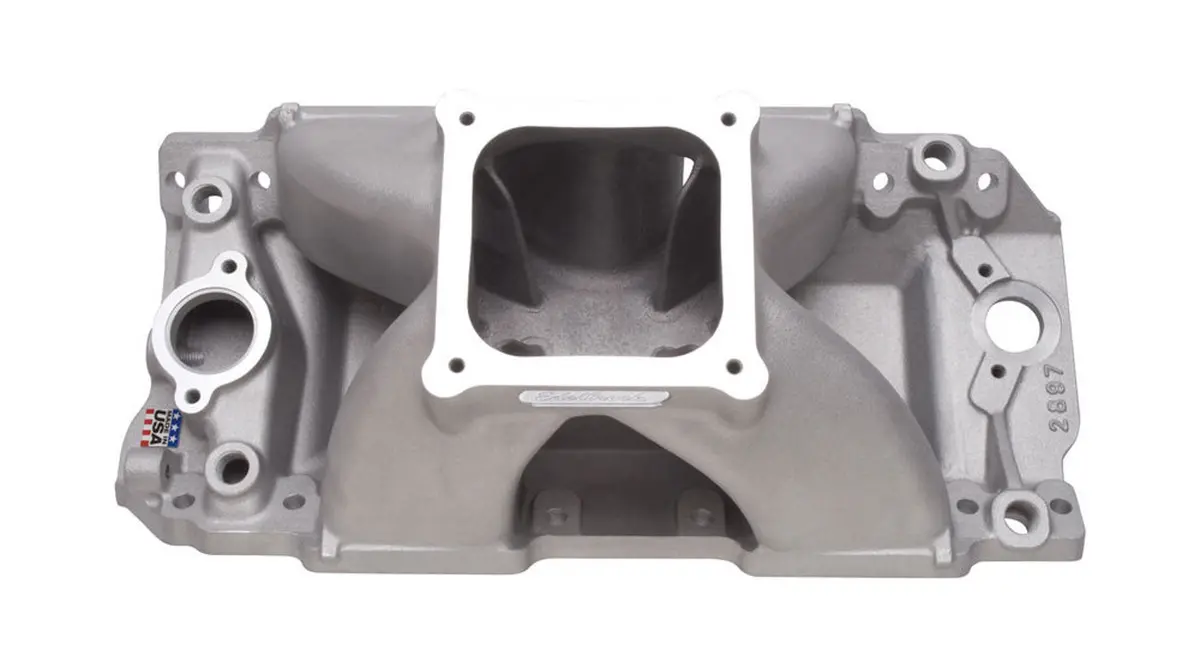 Edelbrock 2897 Super Victor Ii Intake Manifold For Chevy Bbc V8 10.2 Deck 1